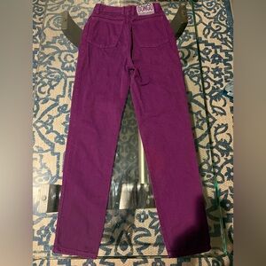 Vintage 90s bongo purple jeans